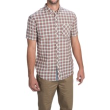 40%OFF メンズサーフィンとスケートシャツ ビラボンシェルドンシャツ - （男性用）ボタンフロント、ショートスリーブ Billabong Sheldon Shirt - Button Front Short Sleeve (For Men)画像